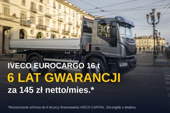IVECO EUROCARGO DMC 16 TON z 6-letnią gwarancją