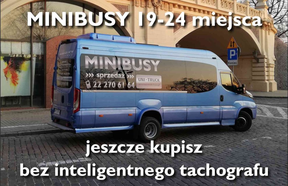 Minibusy Iveco do 24 miejsc jeszcze dostępne bez inteligentnego tachografu